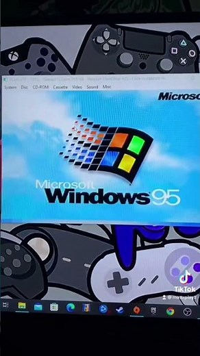 Windows 95 on modern PC using PCem emulator