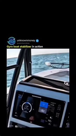 Finance | Technology on Instagram: "A gyro stabilizer for a boat uses a rapidly spinning internal flywheel to counteract the rolling motion caused by waves, improving stability and comfort. Leading brands include Seakeeper, Smartgyro, and VEEM Marine. Seakeeper is a leading manufacturer of gyro stabilizers for a wide range of vessels, from small boats to large yachts. The company's products are encapsulated in a vacuum to reduce air friction, heat, and power consumption. Seakeeper 1: Designed fo