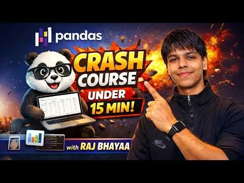 Master Pandas in 15 Minutes 🐼⚡ | Complete Pandas Tutorial for Beginners | Raj Bhayaa