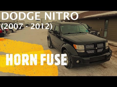 Dodge Nitro - HORN FUSE LOCATION (2007 - 2012)