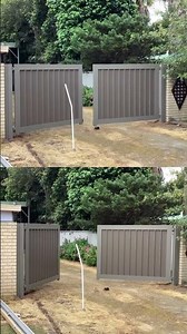 From Manual to Automatic - Double Swing Colorbond Gate | Perth ⚡