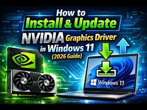 how to download and install nvidia drivers for windows 11 2026