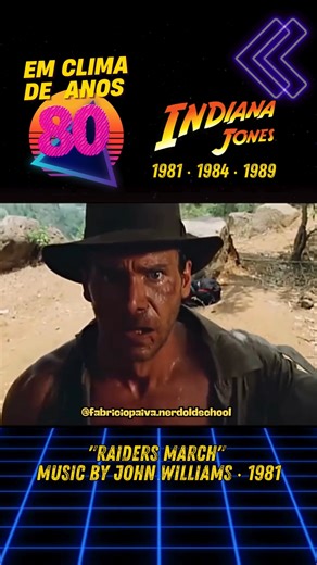 Fabrício Paiva on Instagram: "🎬 Título: Os Caçadores da Arca Perdida / Raiders of the Lost Ark 📅 Ano: 1981 🌍 País: Estados Unidos ⏳ Duração: 115 min 🎭 Gênero: Aventura, Ação 🎥 Direção: Steven Spielberg ✍️ Roteiro: Lawrence Kasdan (história de George Lucas e Philip Kaufman) 🎬 Produção: Frank Marshall 📸 Fotografia: Douglas Slocombe 🎶 Trilha sonora: John Williams 🏛️ Estúdio: Lucasfilm Ltd. 📦 Distribuição: Paramount Pictures 💰 Orçamento: US$ 18 milhões 💵 Receita: US$ 389 milhões ⭐ Elenco