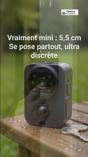 Mini spy camera without WiFi, indoor/outdoor, motion detection, night vision, PIR