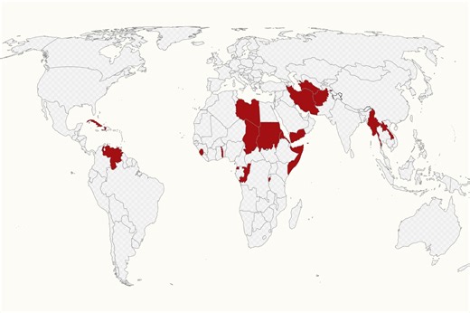 Map shows 19 countries impacted as Trump threatens migration halt