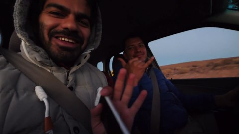 First time swimming in hot springs