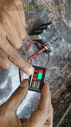 DC voltmeter Battery Level with Mobile charger | Electronics verma