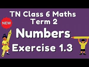 TN Class 6 Term 2 Exercise 1.3 Full Numbers AlexMaths