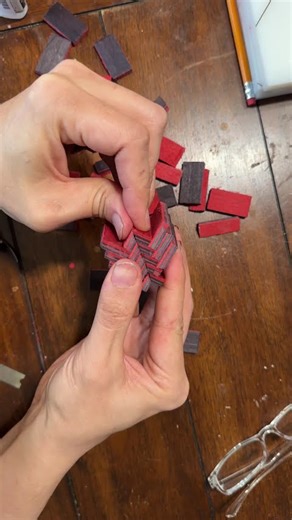 Can I make a pool cue design from just veneers? Challenge accepted, sir