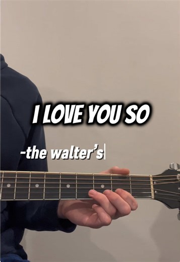 how to play i love you so on guitar #guitar #guitartutorial #tutorial #fyp #music easy guitar songs, easy guitar tutorial