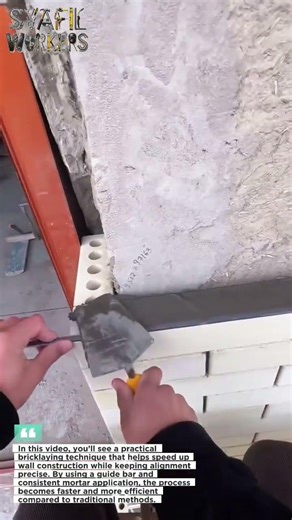 This Simple Bricklaying Trick Will Save You HOURS ⏱️🔥