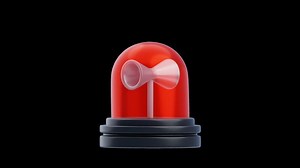 3D Animation of Emergency Siren