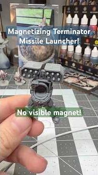 Magnetizing Terminator Missile Launcher #warhammer40k #spacemarines #terminators #magnetize