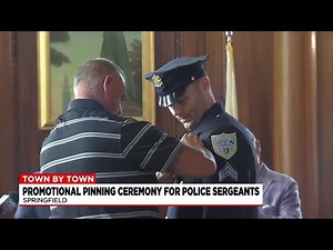 Springfield Police Department hosts pinning ceremony