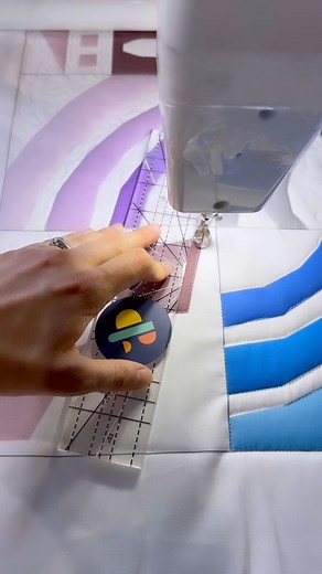 11K views · 57 reactions | The tiniest sneak peek at our upcoming block of the month, Palazzo  This gorgeous quilt is designed by @nightquilter in partnership with @aurifilthread making Palazzo a perfect opportunity to practice your foundation paper piecing skills, play with color, and grow your thread stash  Want to know more? Comment PALAZZO, and I’ll DM you the details  | String & Story | Facebook