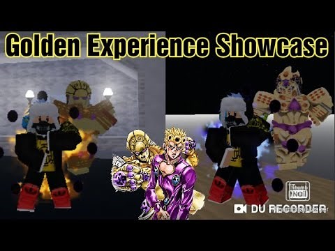 TODAS LAS HABILIDADES DE GOLDEN EXPERIENCE Y GOLDN EXPERIENCE REQUIEM!!ROBLOX: YBA SHOWCASE