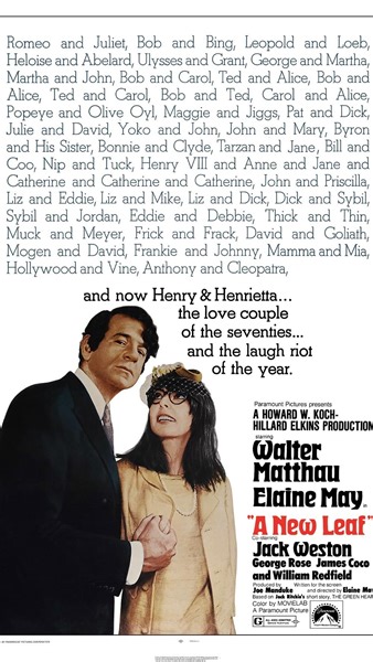 Walter Matthau always had stellar comedic timing 😂 “A New Leaf” (1971), directed by Elaine May. Perfect for a Sunday viewing. #snobmedia #snob #anewleaf #elainemay #waltermatthau #movie #comedy #money #explore #reel #fyp #sunday | Snob Media