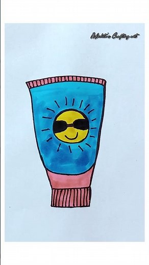 Easy Toothpaste drawing tutorial for beginners / Easy toothpaste drawing tutorial #drawing #Draw