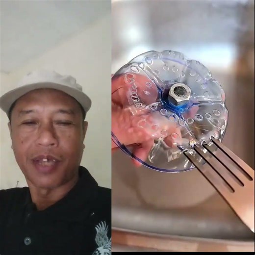 Ternyata begini cara buat saringan tempat cucian#tips