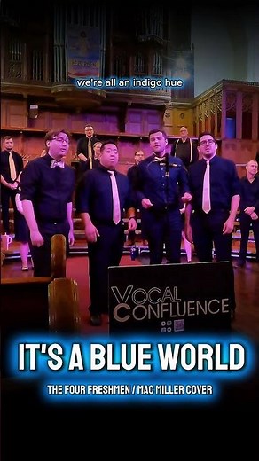 It's a Blue World 🌎 💙 #thefourfreshmen #macmiller #singing #music