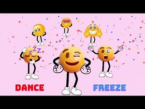Feeling Freeze Dance | Feelings Activity | Facial Expressions | Emotions | CandyKids Adventure