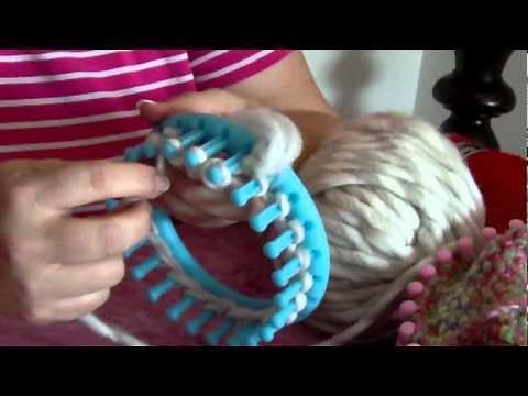 Stricken mit dem Strickring