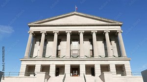 Tennessee State Capitol government building in Nashville, Tennessee.