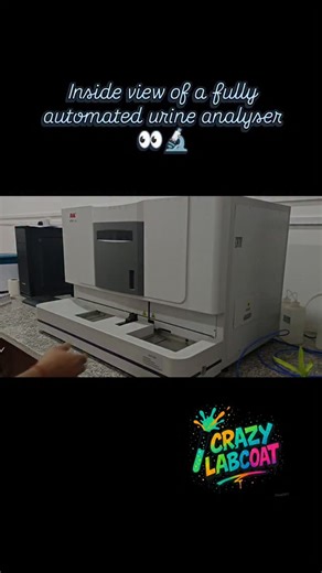 22 reactions | Inside view of a fully automated urine analyser  Advanced automation & precision equipment used in modern diagnostics. (Machine OFF | Inside demo view only) #InsideTheLab #UrineAnalysis #automatedurineanalyzer #medicallaboratory #lablife | Anand Kumar | Facebook