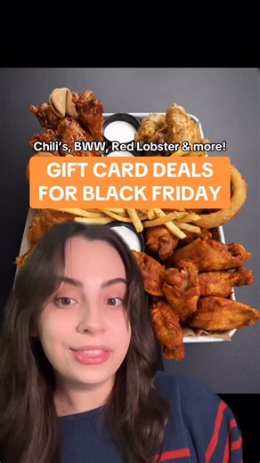 Taylor Eats NYC on Instagram: "The BEST restaurant & fast food gift card deals for Black Friday 2025! There are tons of deals, including freebies with gift card purchases at Chili’s, Buffalo Wild Wings, Red Lobster, Subway, PF Chang’s, Cinnabon & more 🦃 #fooddeals #fastfood #cheapeats #restaurantdeals"
