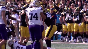 Iowa’s Aaron Graves, out of Southeast Valley, wins Big Ten co-defensive player of the week. 🎥 Blake Hornstein | Keith Murphy