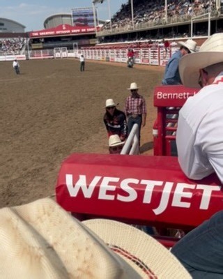12K views · 224 reactions | In the Bull Riding presented by @westjet, it’s 8 seconds of timing and grit. | Calgary Stampede | Facebook