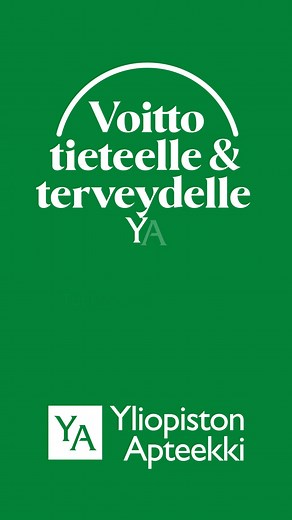 Tilaa reseptilääkkeet helposti verkkoapteekista ya.fi. Toimitamme tilauksesi Kuopioon ja lähialueille jopa 1-2 päivässä. | Yliopiston Apteekki