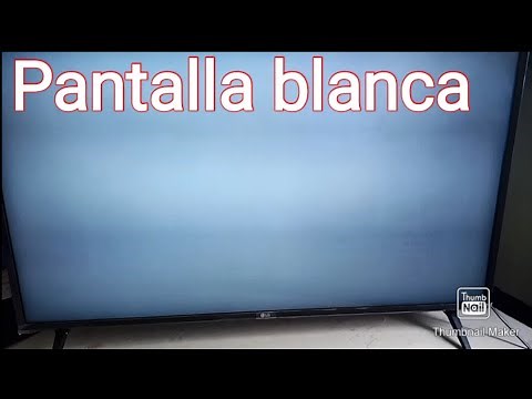 How to repair an LG 4K screen with a white image || Easy Diagnosis and Solution