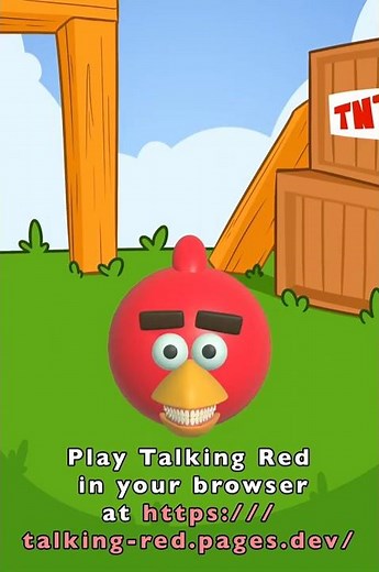 hello i am talking red #angrybirds #like #animation