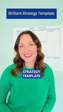 One-Page Strategy Template (That is Brilliant & You'll Actually Use!)