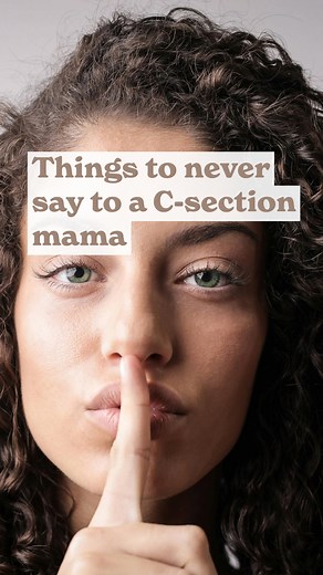Things to never say to a C-section mama. Birth is birth, full stop. 💛 Every mama’s journey is powerful and valid. You brought your baby into the world, and that makes you amazing. You don’t owe anyone an explanation, and no one gets to make you feel less than the queen you are 👑 Did you ever hear something unhelpful after your C-section? Share it in the comments so we can remind more mamas that birth is birth. Follow for C-section support and recovery tips to help you heal and feel confident a