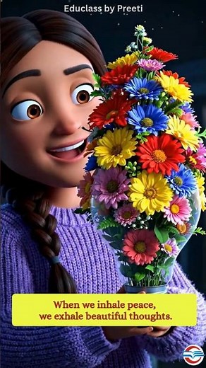 Word of the Day: Eunoia, Meaning: a well-balanced mind with beautiful thinking #shorts #animation