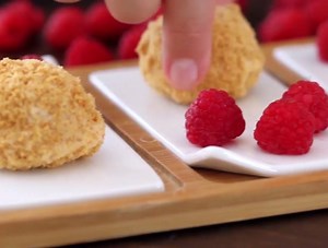 131K views · 3.4K reactions | Raspberry Cheesecake Bites Recipe! By: Home Cooking Adventure | MetDaan Cakes | Facebook