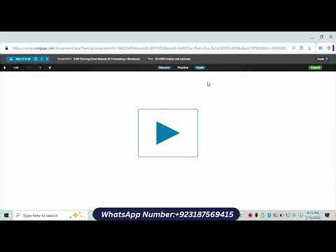 Sam Training Excel Module 02 Formatting A Workbook