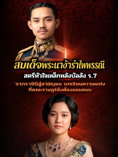 80 ปีแห่งเกียรติยศ: บทเรียนชีวิตจากสตรีที่สง่างามที่สุดในหน้าประวัติศาสตร์ไทย #สมเด็จพระนางเจ้ารำไพพรรณี #รัชกาลที่7 #เปลี่ยนแปลงการปกครอง #infinityfile #คณะราษฎร