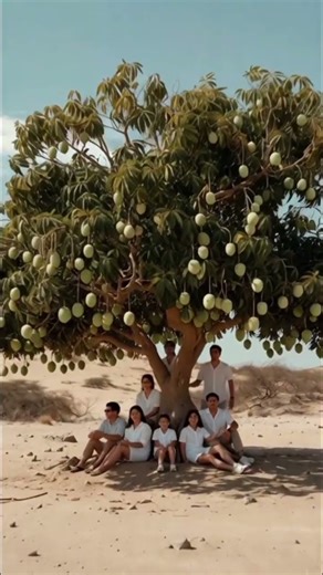 Elephant saved the mango tree from drying up by watering it. #ai #abcartoon