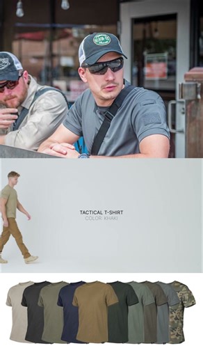 เสื้อยืด Tactical - TOPCOOL: เริ่มต้นการผจญภัย
