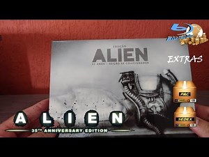 Blu-ray Coleção Alien 35 Anos - Edição de Colecionador (Box Premium 6 Discos)