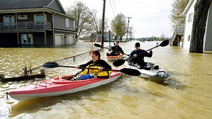 Rising water levels in Lake Erie causing flooding issues in Ohio and Michigan