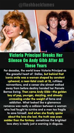 Victoria Principal Breaks Her Silence On Andy Gibb After All These Years #shorts