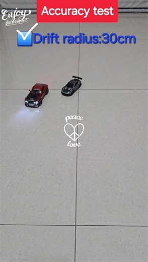 1/32 KAMTOM 4WD RC Drift Car KM3299，AMERICAN MUSCLE CAR，Accuracy test (feat. HSTAR)