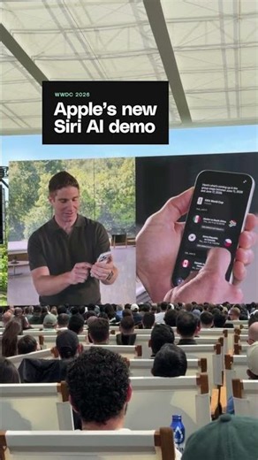 Apple's new Siri AI demo