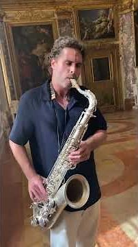 Ben Flocks playing a Borgani Pearl Silver Tenor Sax at Palazzo Buonaccorsi