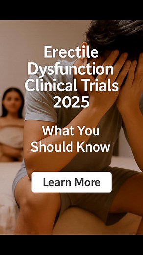 Learn about current erectile dysfunction clinical trials and recent research developments. | ED Treatment