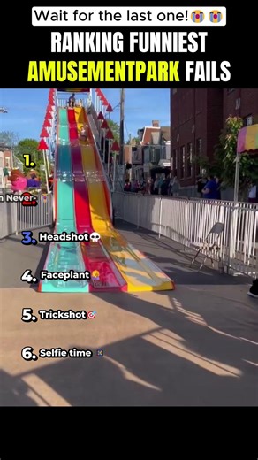 Ranking Funniest Amusement Park Fails! 🎢